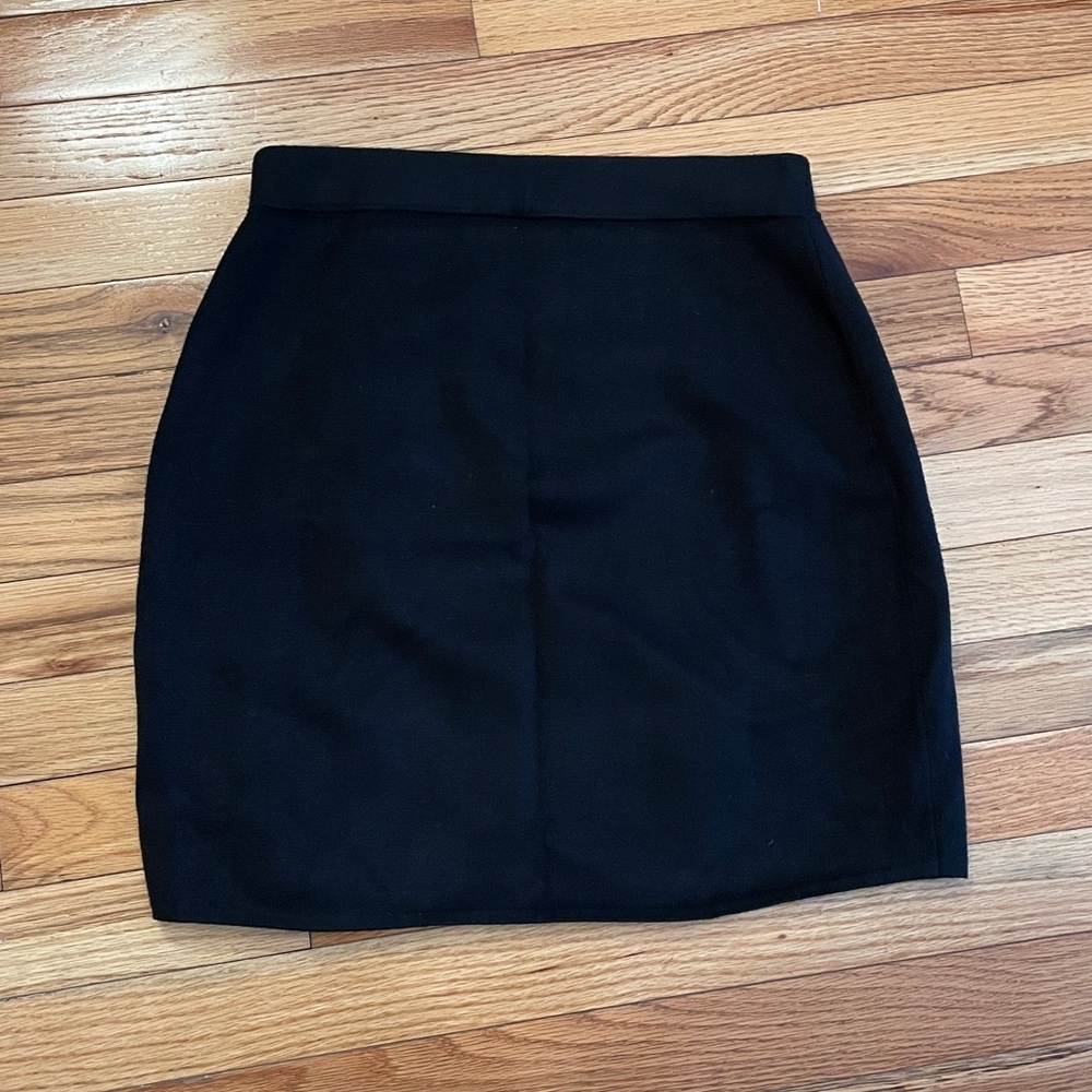 Sézane Black Romane knit mini skirt - Picture 6 of 10